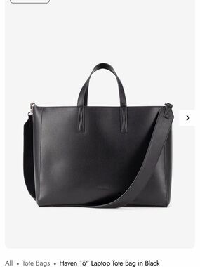 Calpak Black Laptop Tote - Amazing Condition!